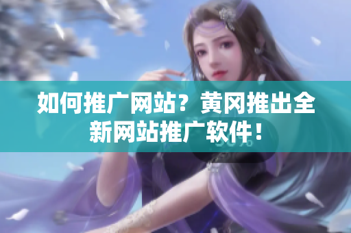 如何推广网站？黄冈推出全新网站推广软件！