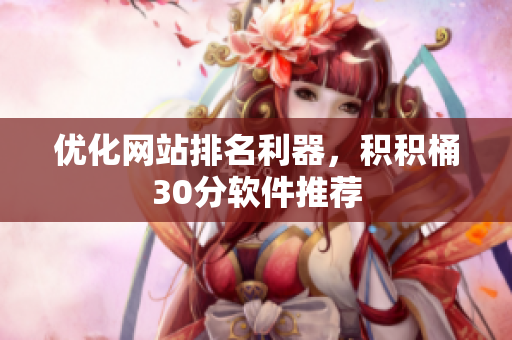 优化网站排名利器，积积桶30分软件推荐