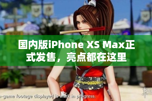 国内版iPhone XS Max正式发售，亮点都在这里
