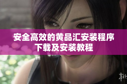 安全高效的黄品汇安装程序下载及安装教程