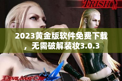 2023黄金版软件免费下载，无需破解装妆3.0.3
