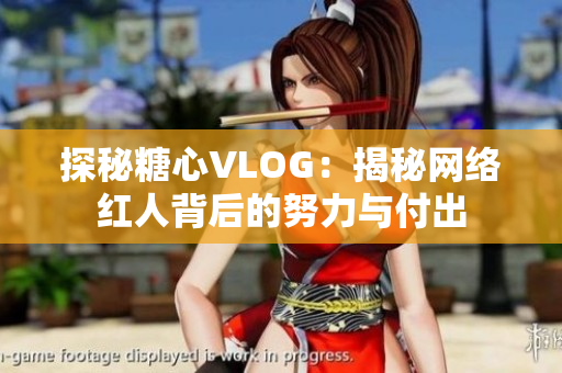 探秘糖心VLOG：揭秘网络红人背后的努力与付出