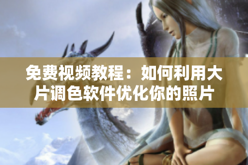 免费视频教程：如何利用大片调色软件优化你的照片
