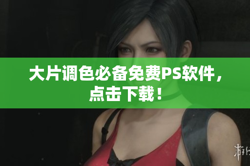 大片调色必备免费PS软件，点击下载！