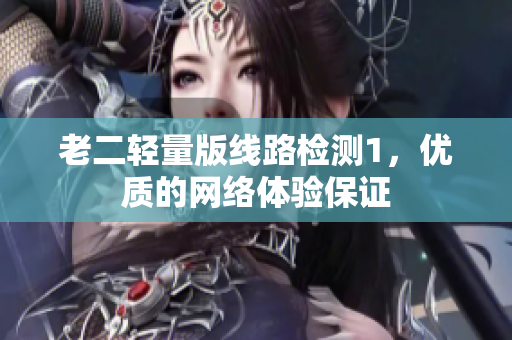 老二轻量版线路检测1，优质的网络体验保证