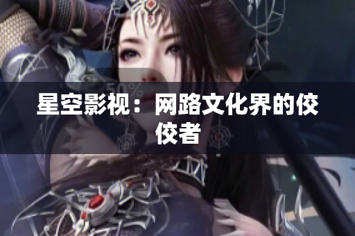 星空影视：网路文化界的佼佼者