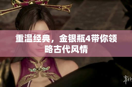 重温经典，金银瓶4带你领略古代风情