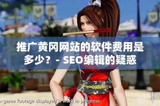 推广黄冈网站的软件费用是多少？- SEO编辑的疑惑