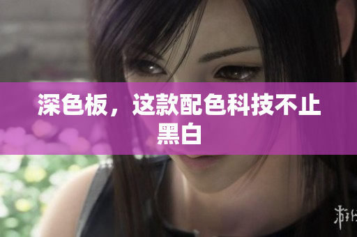 深色板，这款配色科技不止黑白