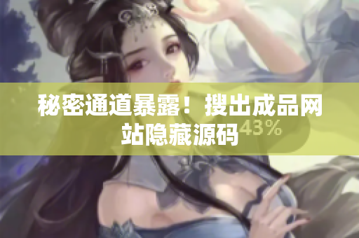 秘密通道暴露！搜出成品网站隐藏源码