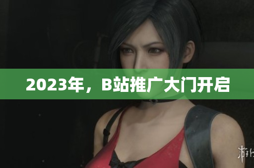 2023年，B站推广大门开启