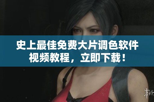 史上最佳免费大片调色软件视频教程，立即下载！