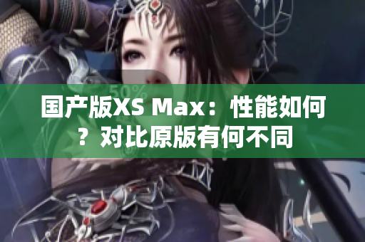 国产版XS Max：性能如何？对比原版有何不同