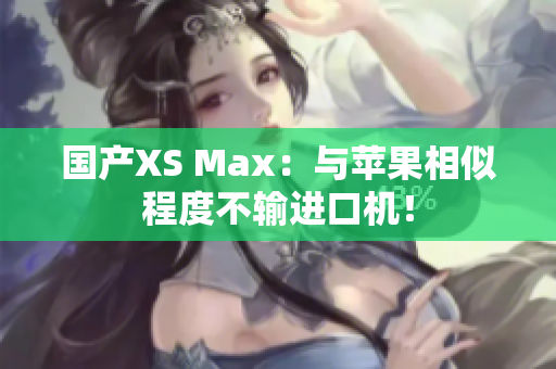 国产XS Max：与苹果相似程度不输进口机！
