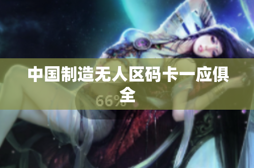 中国制造无人区码卡一应俱全