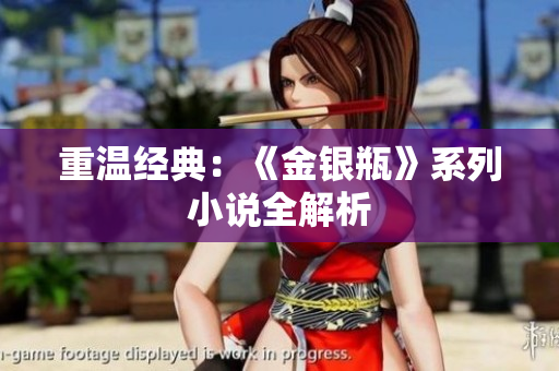 重温经典：《金银瓶》系列小说全解析