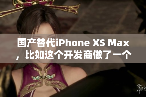 国产替代iPhone XS Max，比如这个开发商做了一个类似的产品