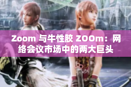 Zoom 与牛性胶 ZOOm：网络会议市场中的两大巨头