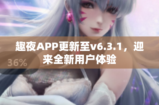 趣夜APP更新至v6.3.1，迎来全新用户体验