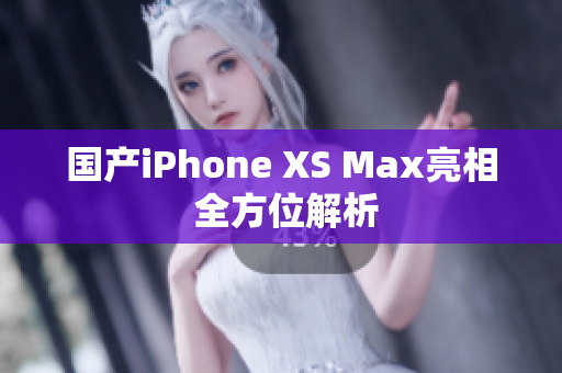 国产iPhone XS Max亮相 全方位解析