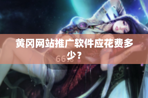 黄冈网站推广软件应花费多少？