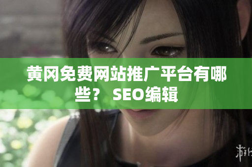 黄冈免费网站推广平台有哪些？ SEO编辑