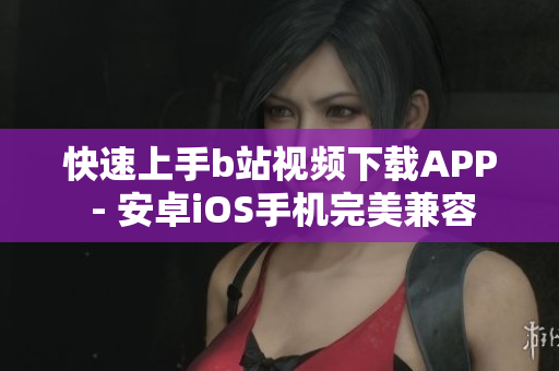 快速上手b站视频下载APP - 安卓iOS手机完美兼容