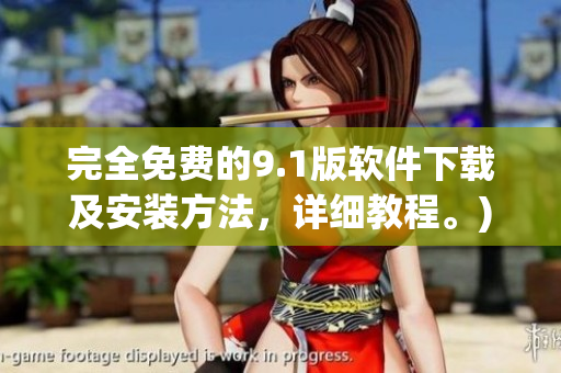 完全免费的9.1版软件下载及安装方法，详细教程。)