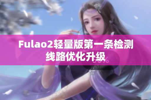 Fulao2轻量版第一条检测线路优化升级