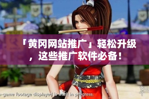 「黄冈网站推广」轻松升级，这些推广软件必备！