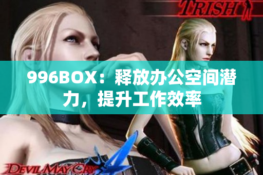 996BOX：释放办公空间潜力，提升工作效率