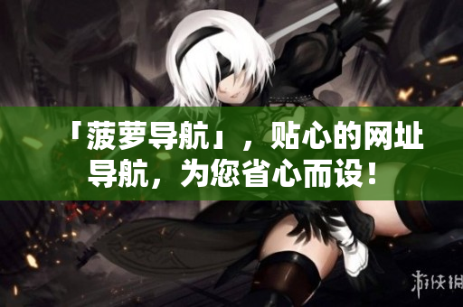 「菠萝导航」，贴心的网址导航，为您省心而设！